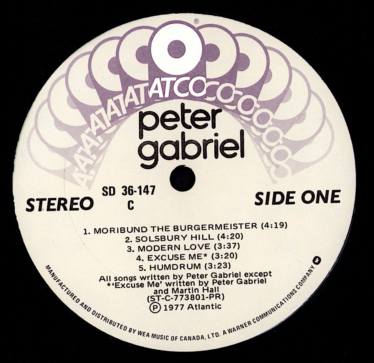 Peter Gabriel - Peter Gabriel Vinyl LP