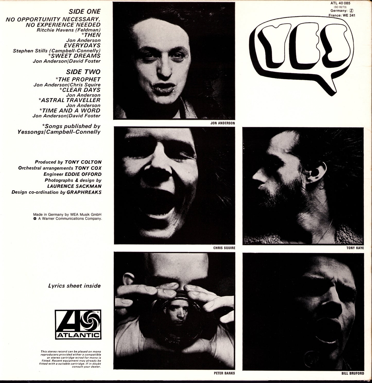 Yes - Time And A Word Vinyl LP