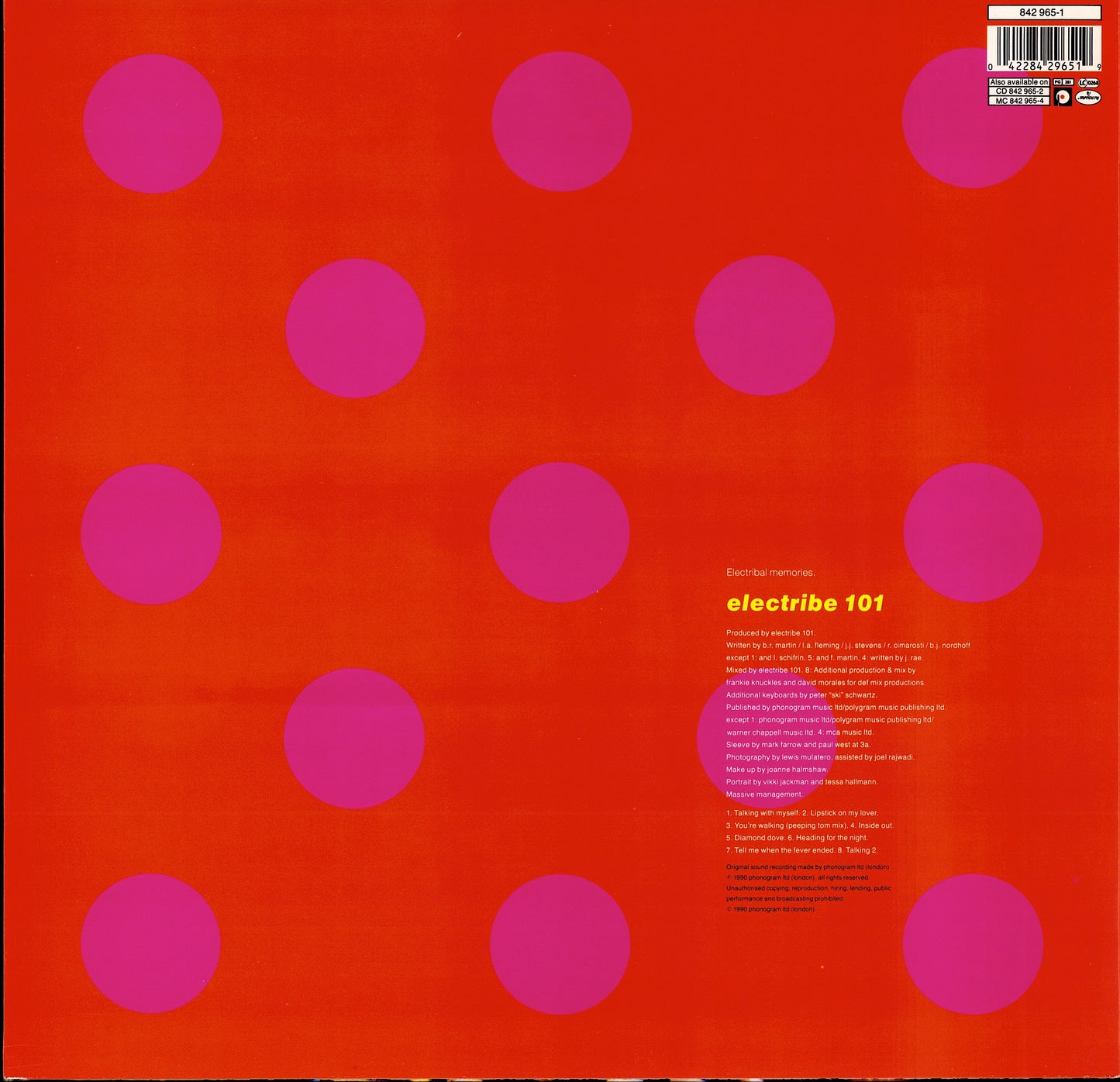 Electribe 101 – Electribal Memories Vinyl LP