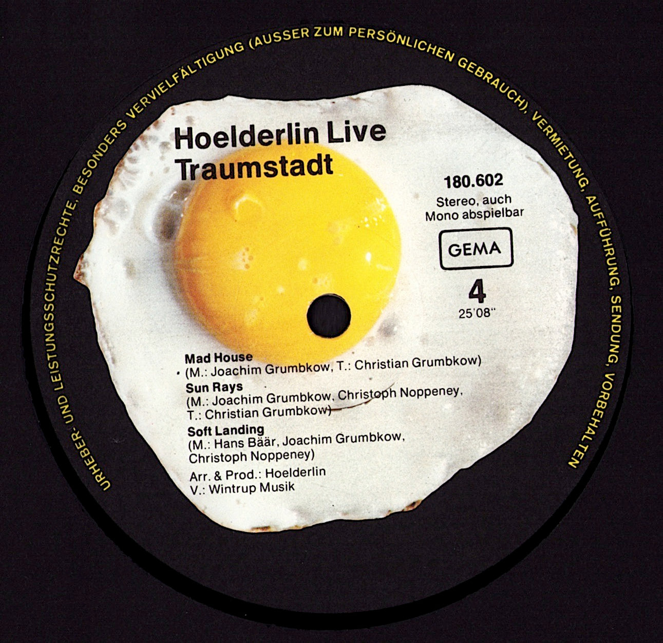 Hoelderlin – Live Traumstadt Vinyl 2LP
