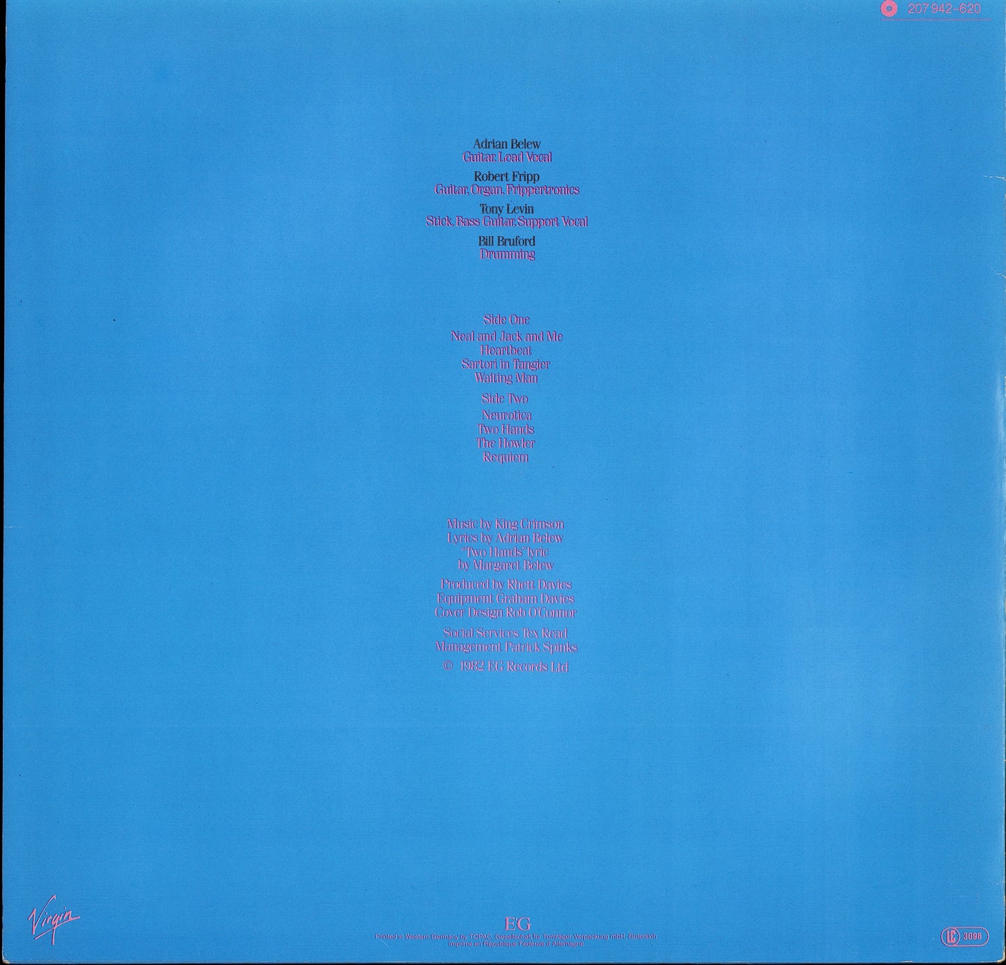 King Crimson - Beat Vinyl LP