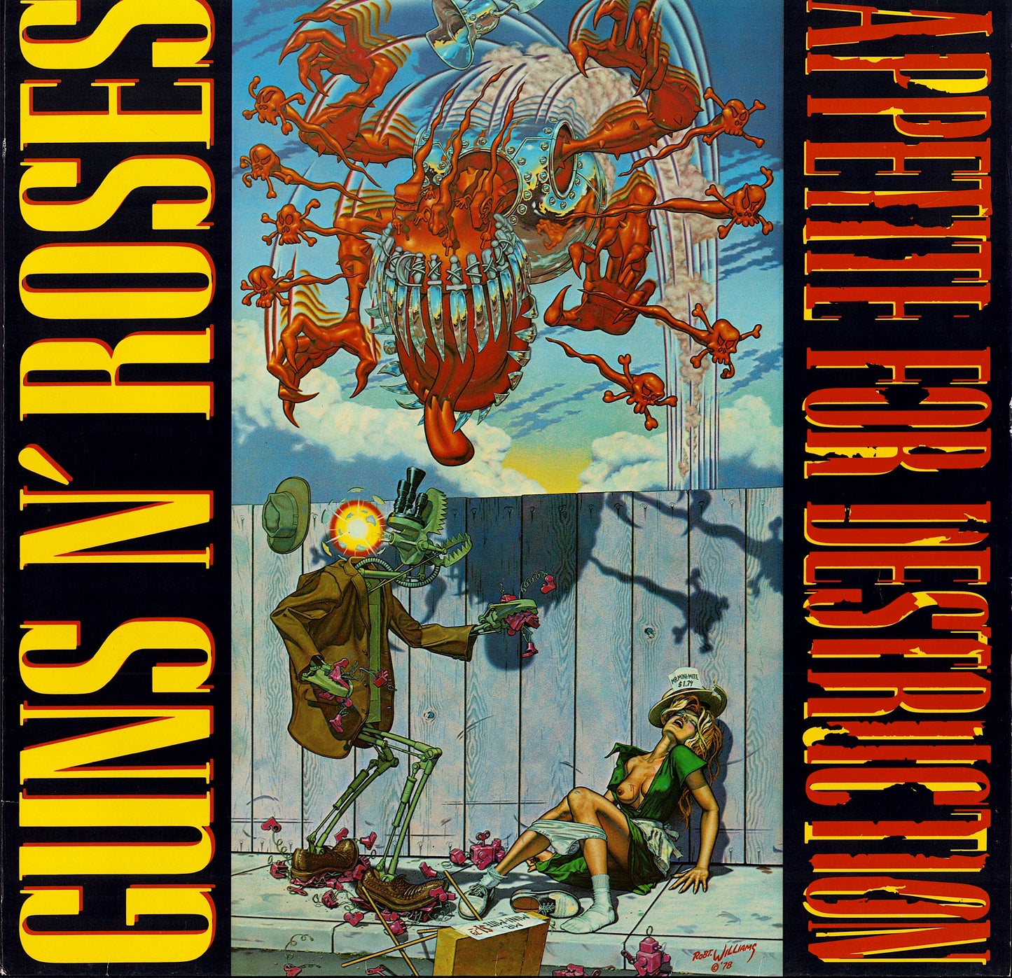 Guns N' Roses ‎- Appetite For Destruction Vinyl LP