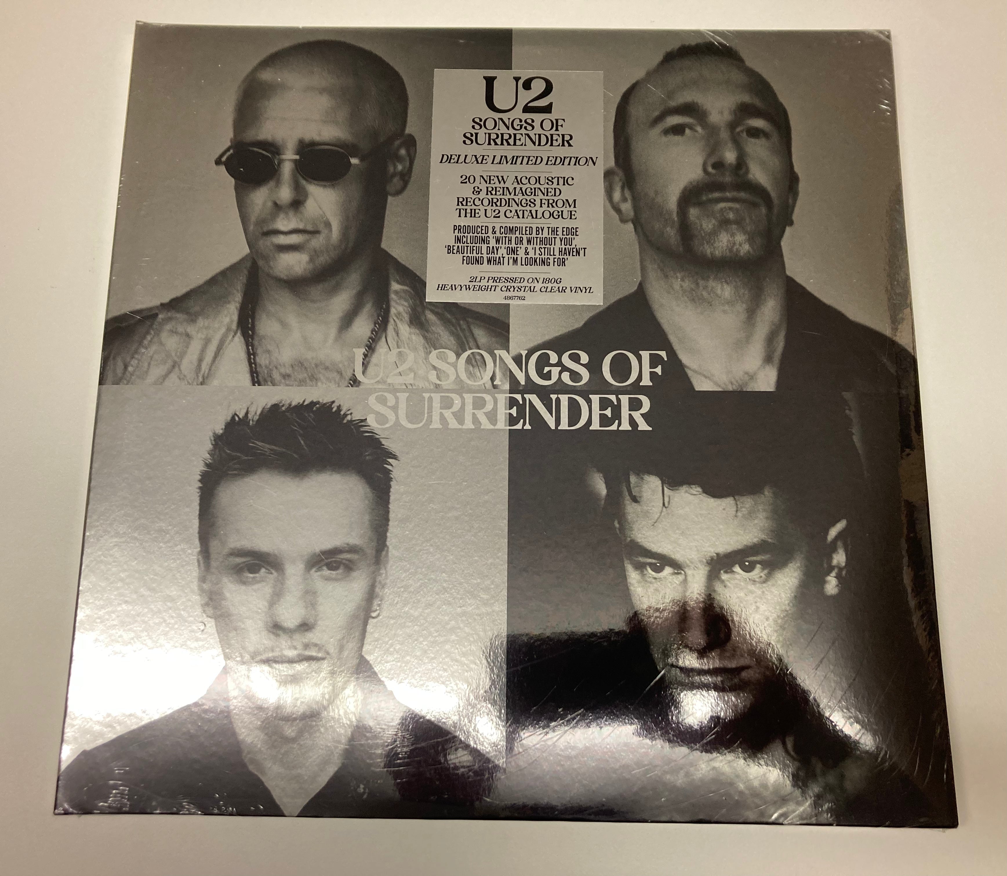 U2 – Songs Of Surrender Crystal Clear Vinyl 2LP | Limited Edition | EU ...