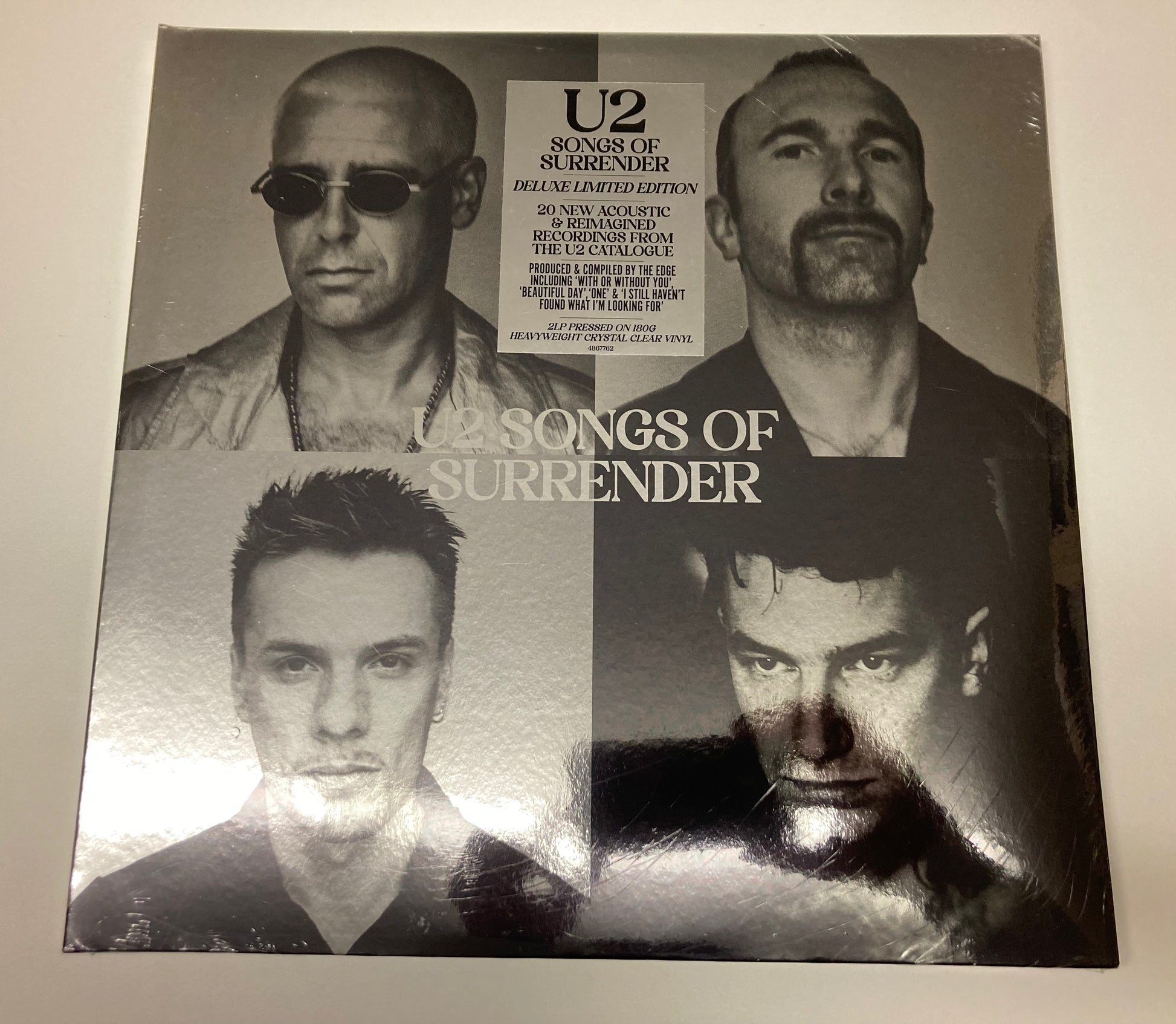 Surrender Records U2 – Songs Of Surrender Crystal Clear Vinyl 2LP | Limited Edition | EU ...