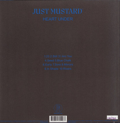 Just Mustard ‎- Heart Under Blue Marbled Vinyl LP Limited Edition