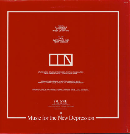 League Of Nations - Music For The New Depression Vinyl LP