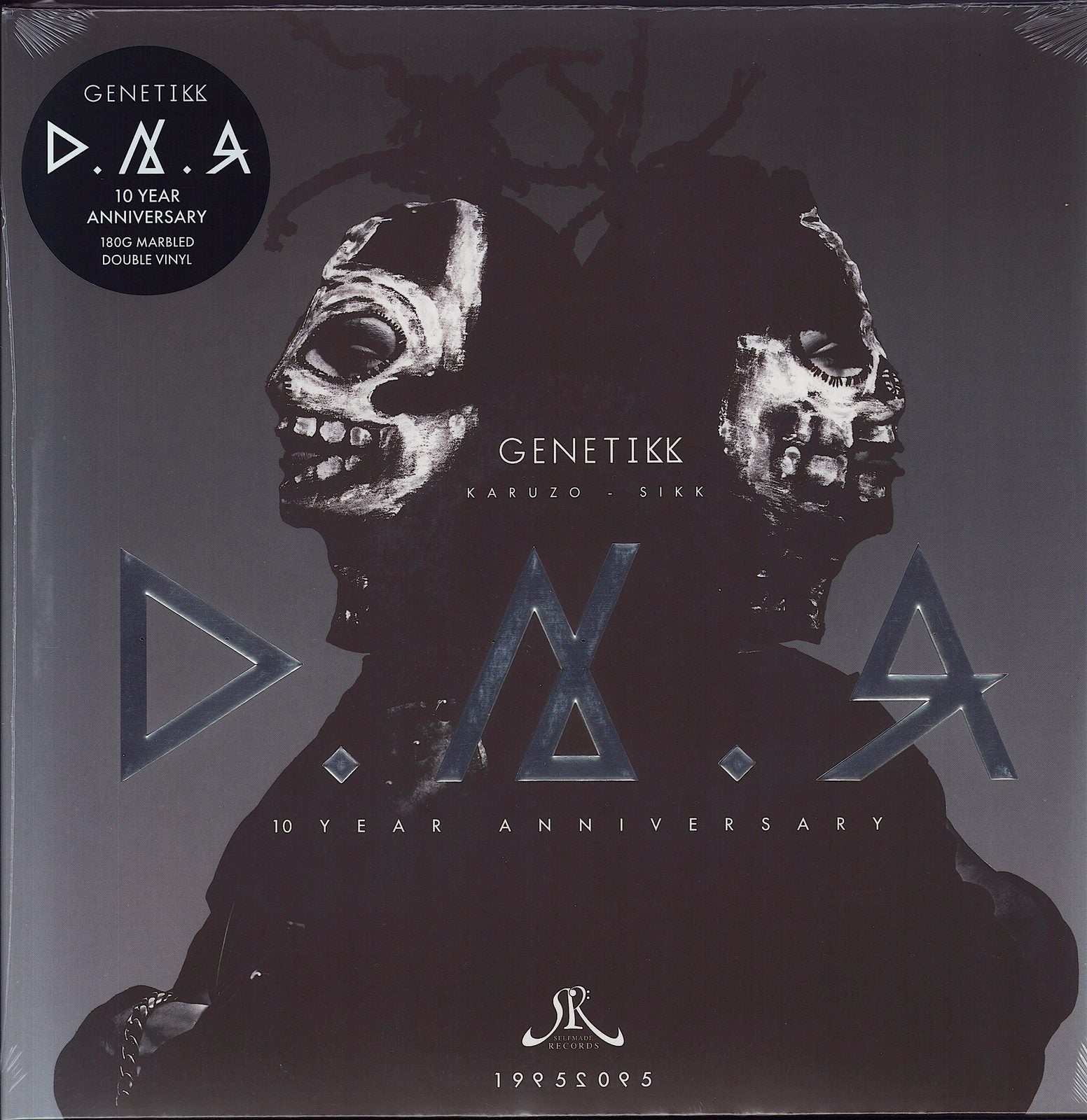 Genetikk – D.N.A - 10 Year Anniversary (Grey Marbled Vinyl 2LP)