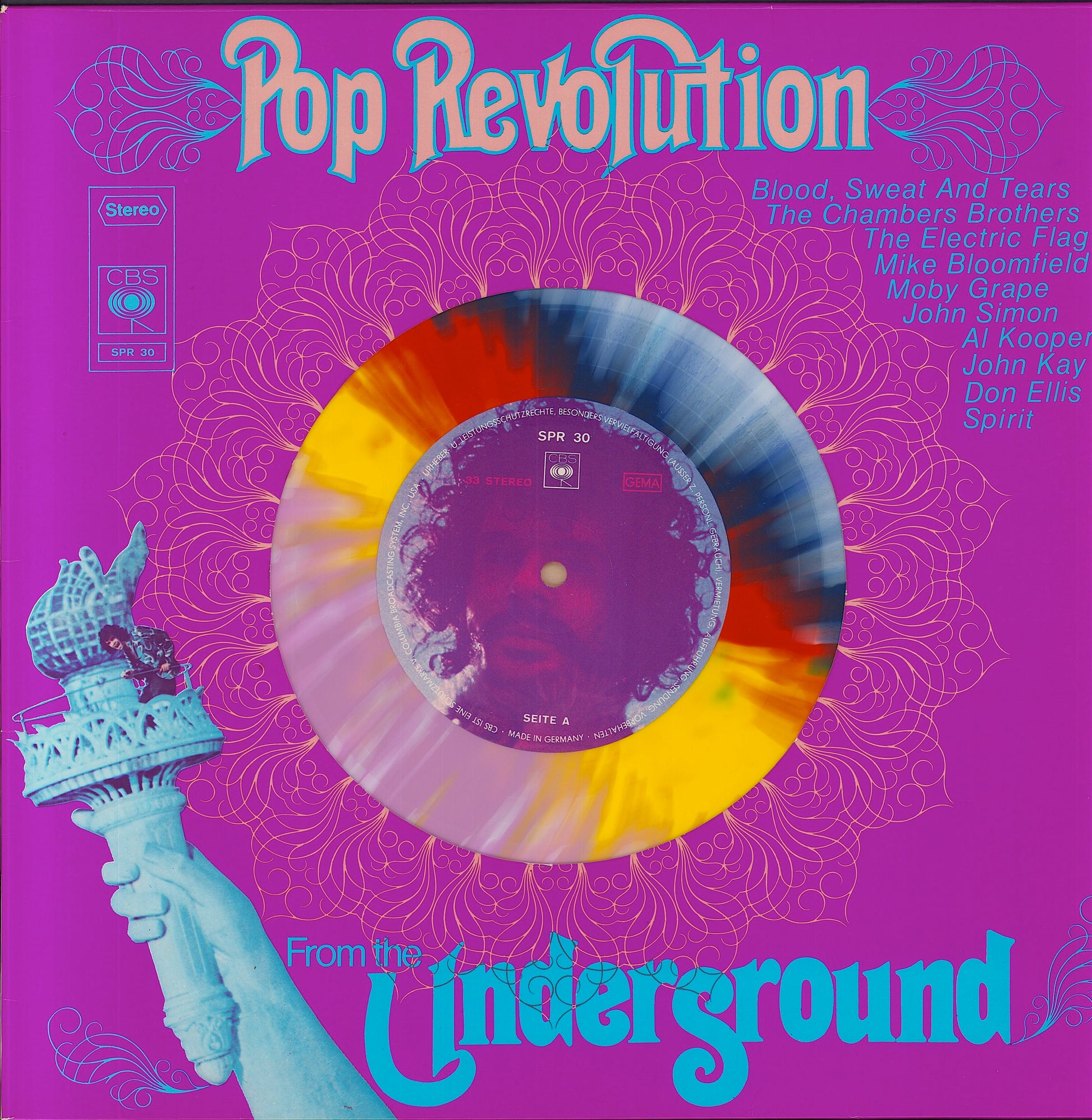Pop Revolution From The Underground Multicolored Vinyl LP