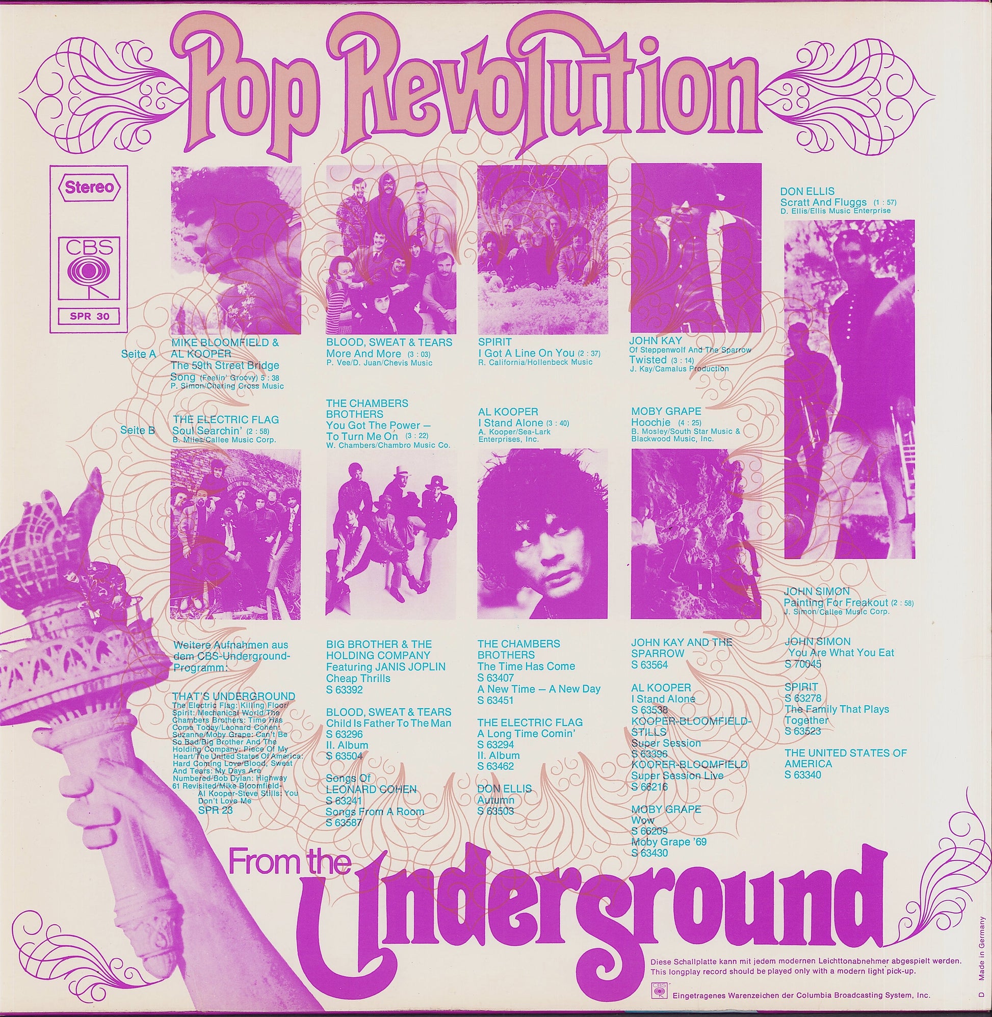 Pop Revolution From The Underground Multicolored Vinyl LP