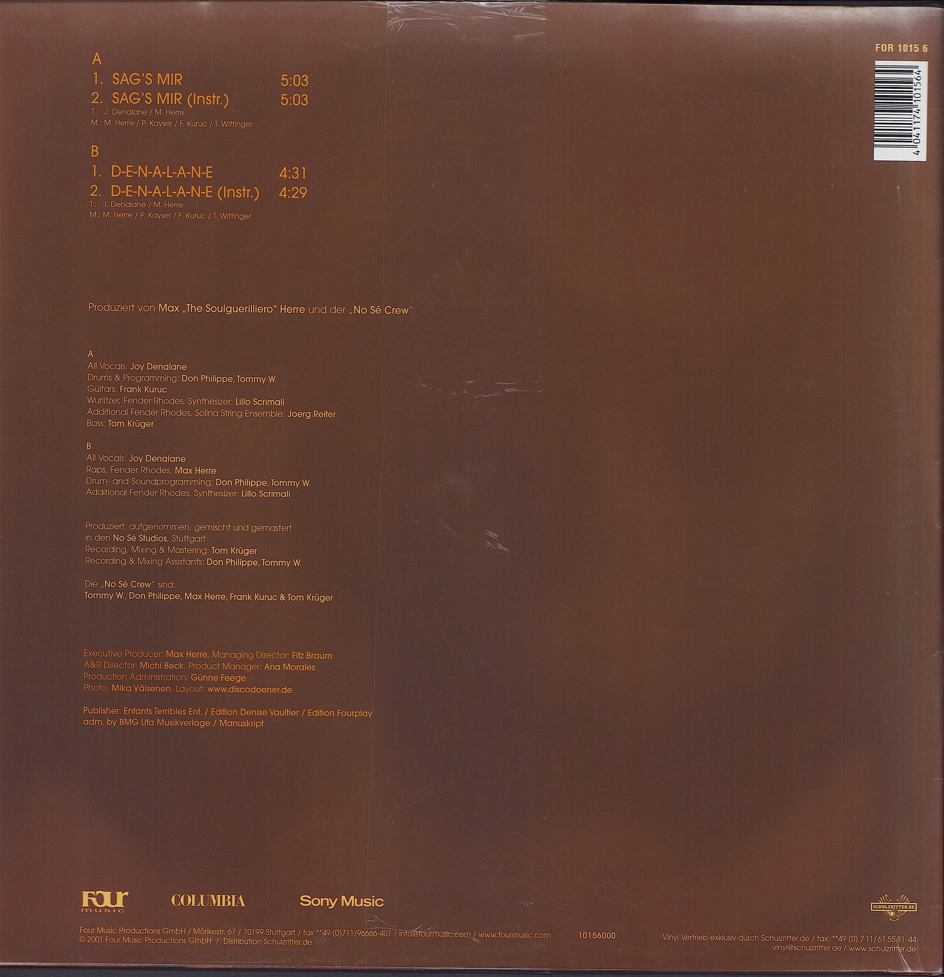 Joy Denalane ‎- Sag's Mir / D-E-N-A-L-A-N-E Vinyl 12"