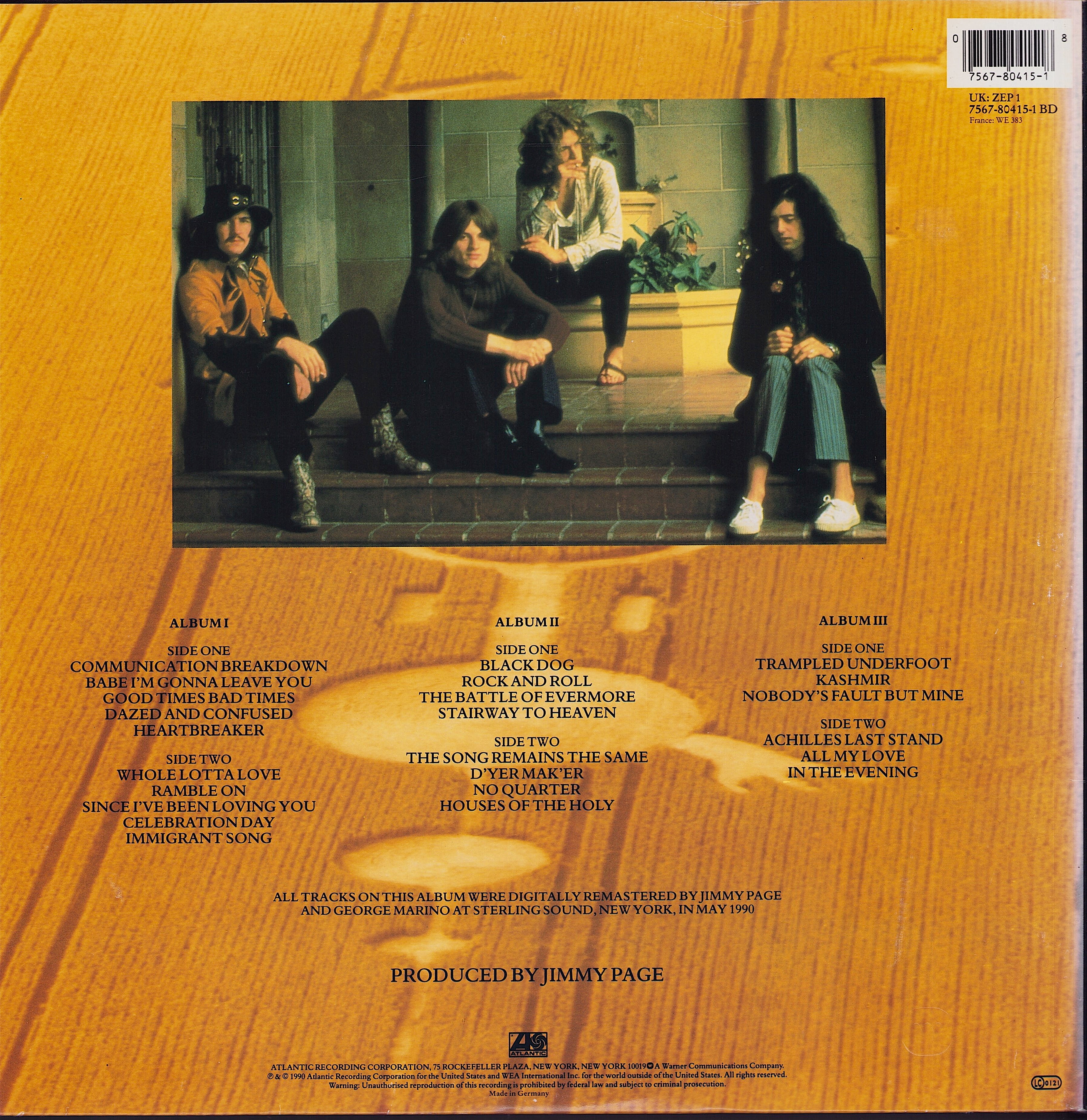 Led Zeppelin ‎- Remasters (Vinyl 3LP) – Devinylhunter-Records