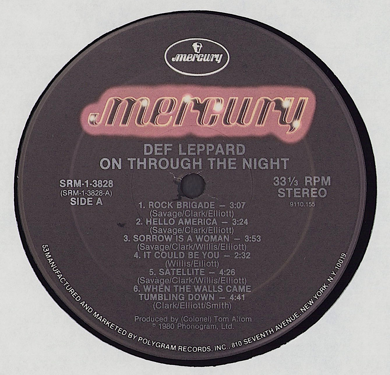 Def Leppard ‎- On Through The Night Vinyl LP