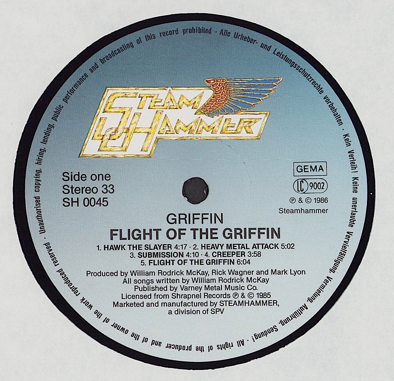 Griffin - Flight Of The Griffin Vinyl LP