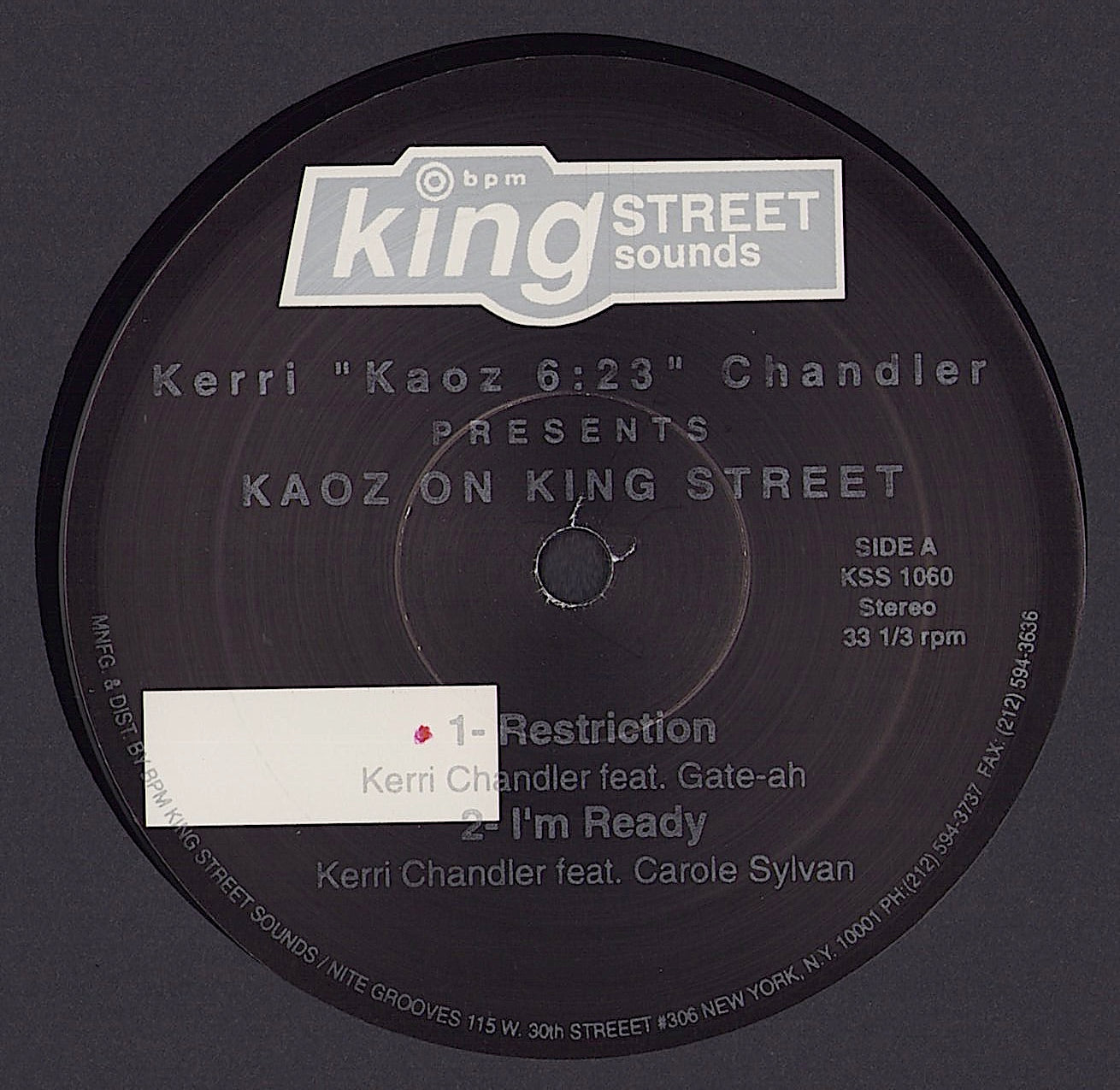 Kerri "Kaoz 6:23" Chandler - Kaoz On King Street Vinyl 2x12"
