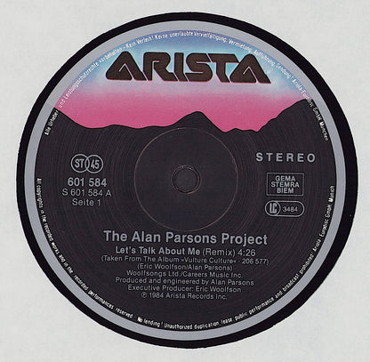 The Alan Parsons Project - Let's Talk About Me Remix Vinyl 12" Maxi