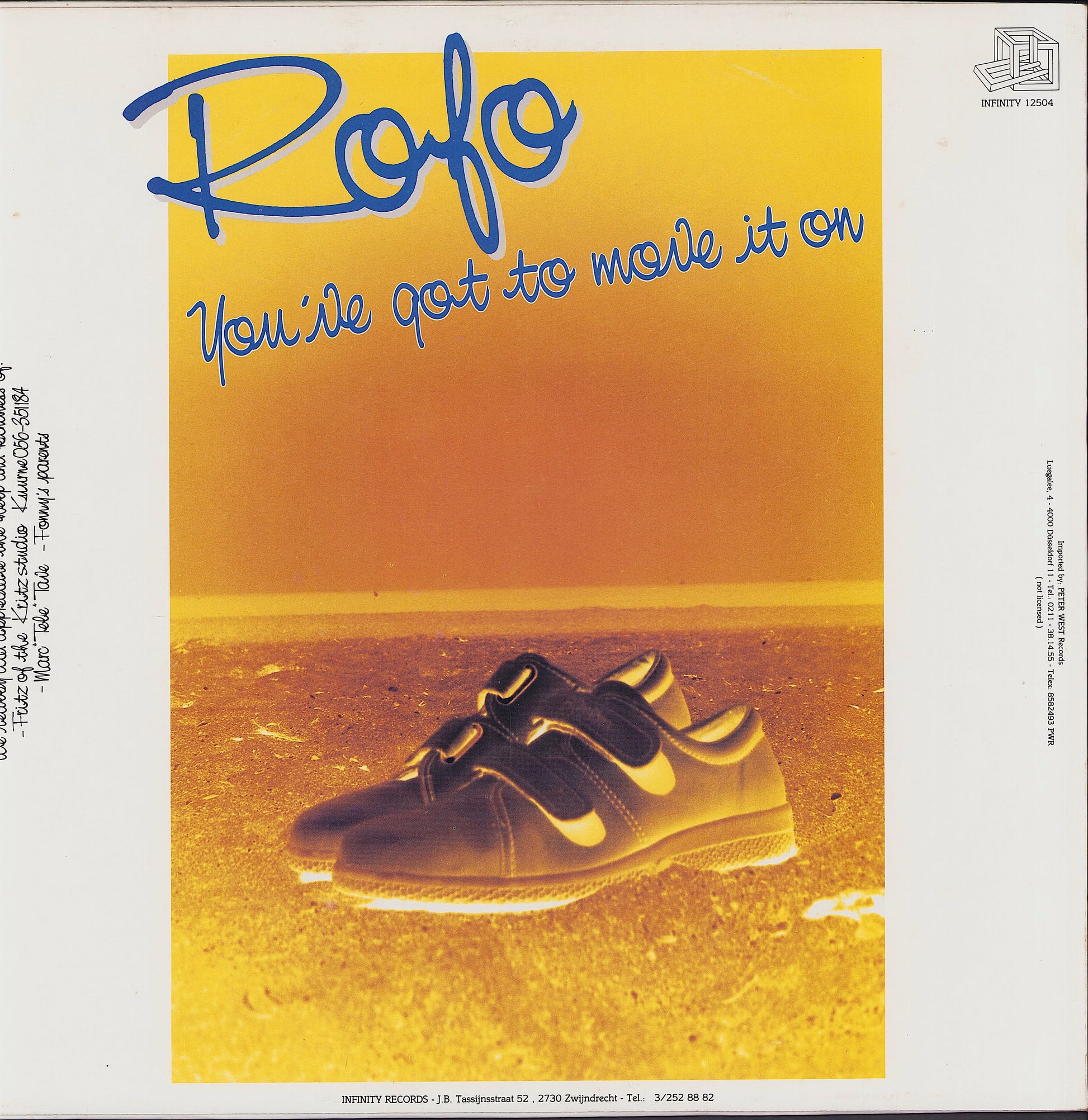 Rofo ‎- You've Got To Move It On Vinyl 12"