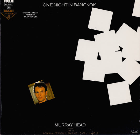 Murray Head ‎- One Night In Bangkok Vinyl 12"