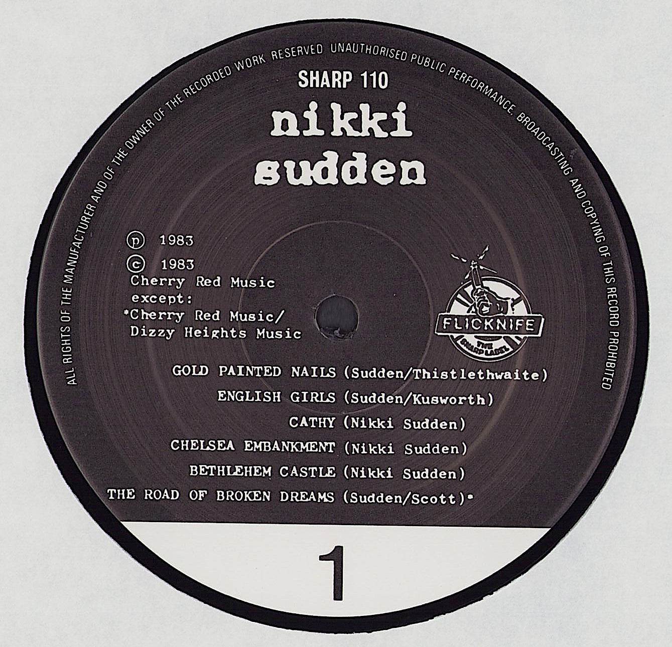 Nikki Sudden - The Bible Belt Vinyl LP