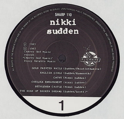 Nikki Sudden - The Bible Belt Vinyl LP
