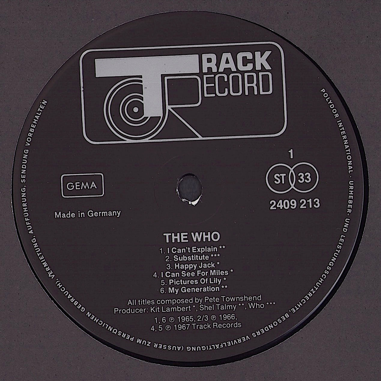 The Who ‎- The Who Vinyl LP