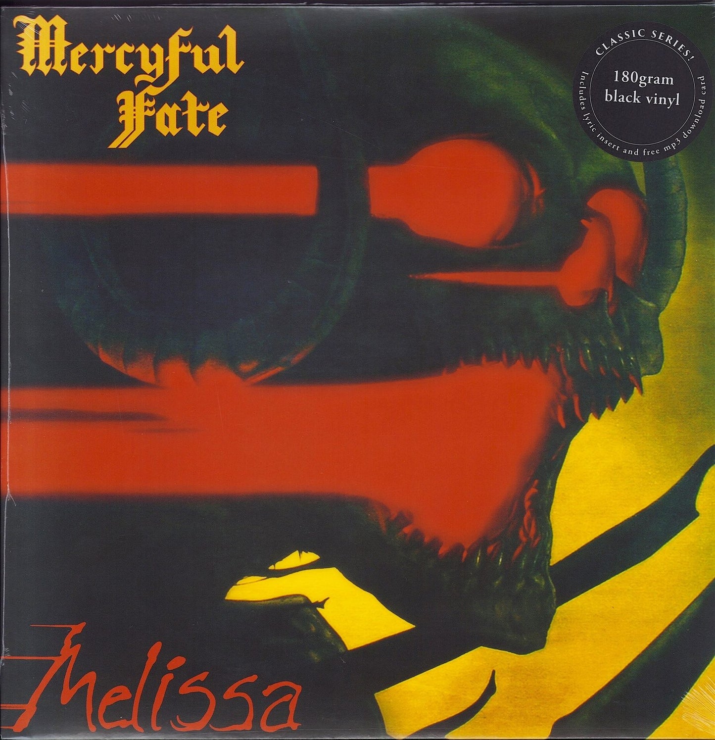 Mercyful Fate ‎- Melissa Black Vinyl LP