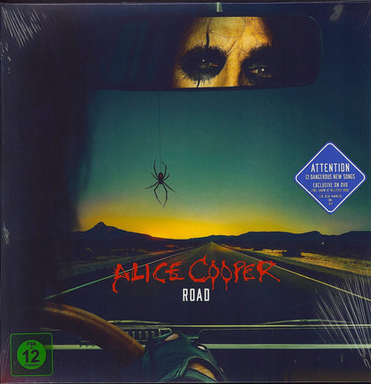 Alice Cooper - Road Black & Blue Marbled Vinyl 2x12" + DVD - Limited Edition