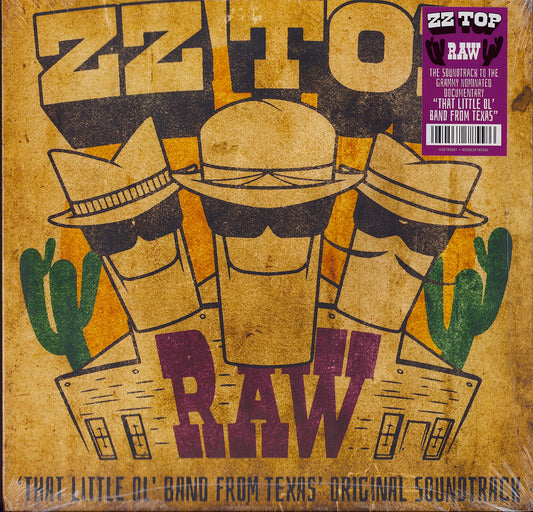 ZZ Top ‎- Raw ('That Little Ol' Band From Texas' Original Soundtrack) (Black Vinyl LP)