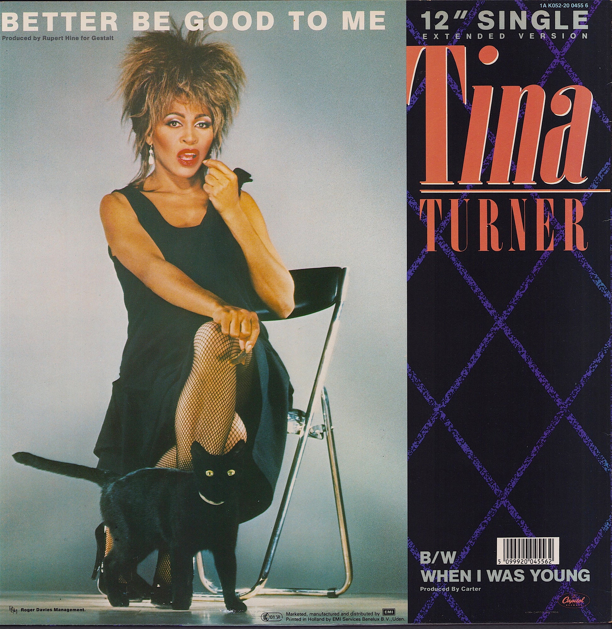 Tina Turner - Better Be Good To Me Extended Version Vinyl 12"