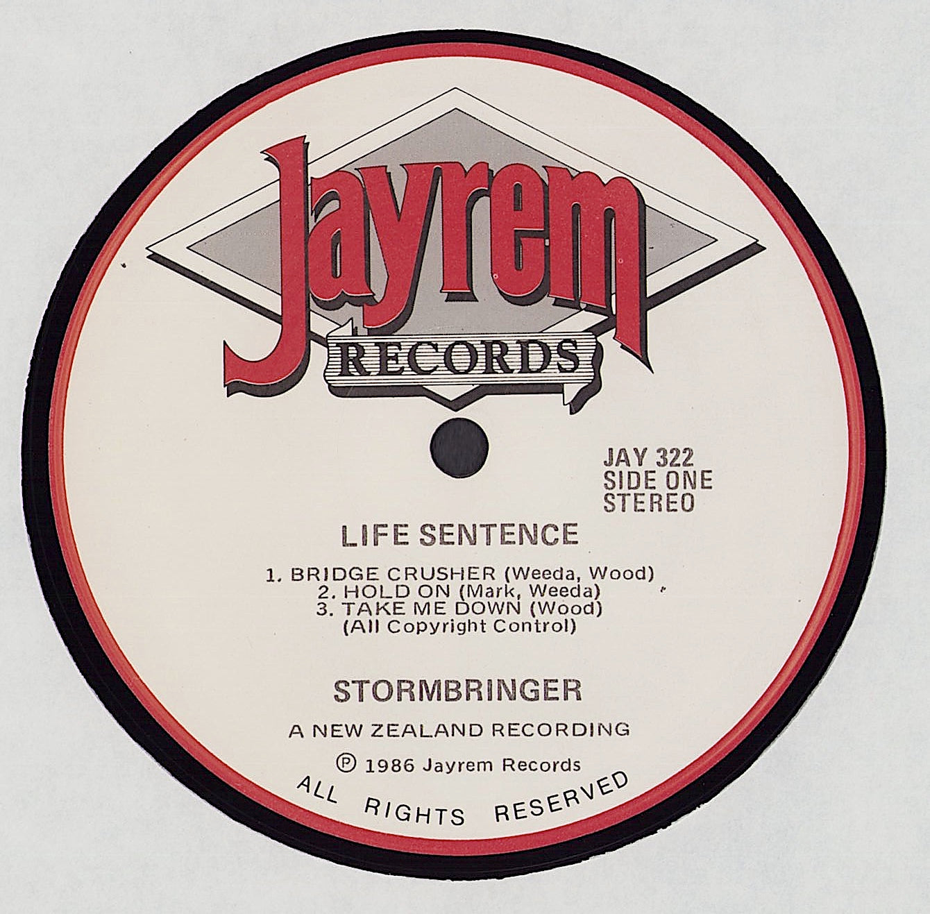 Stormbringer ‎- Life Sentence Vinyl LP