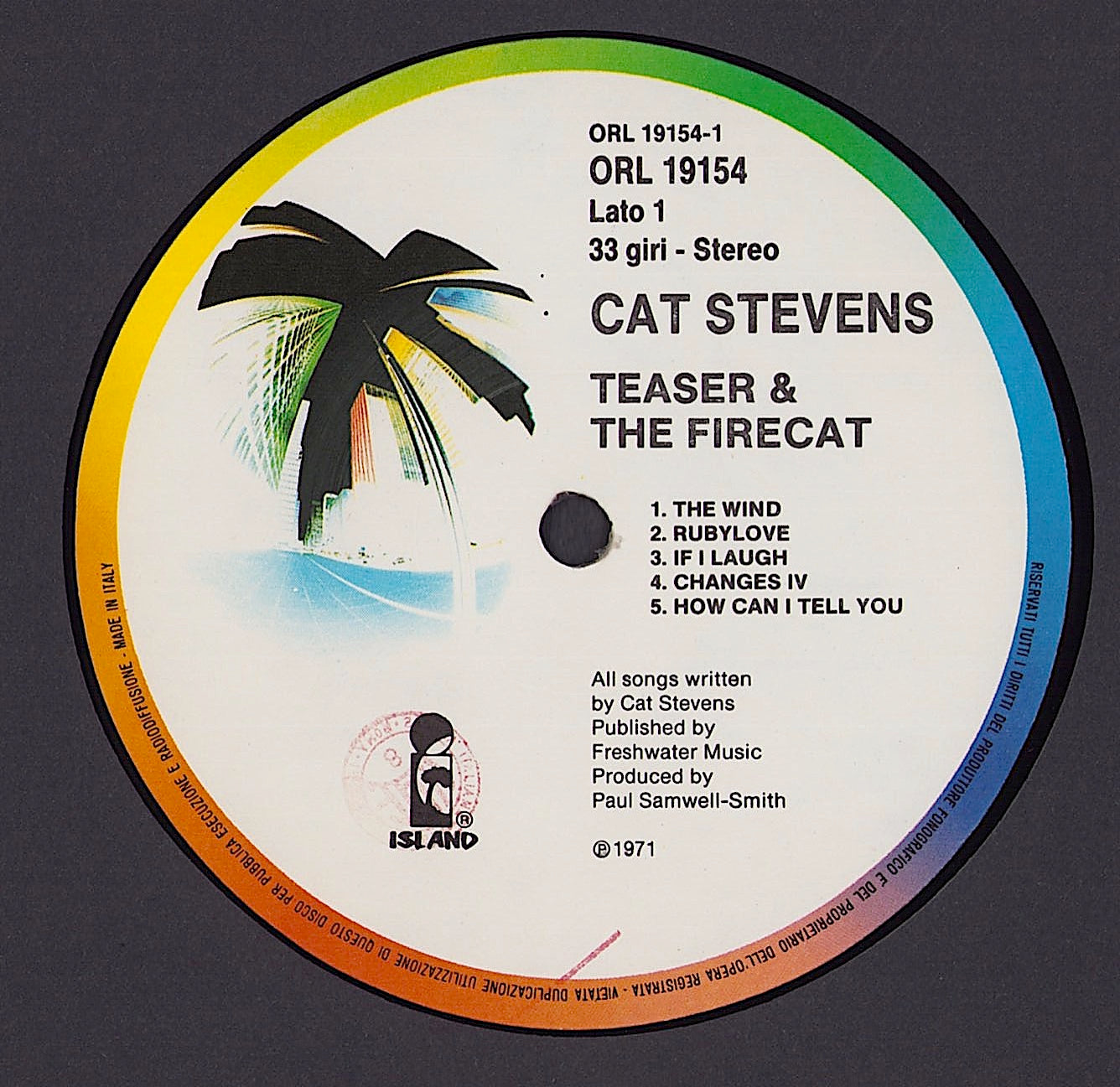 Cat Stevens - Teaser And The Firecat Vinyl LP