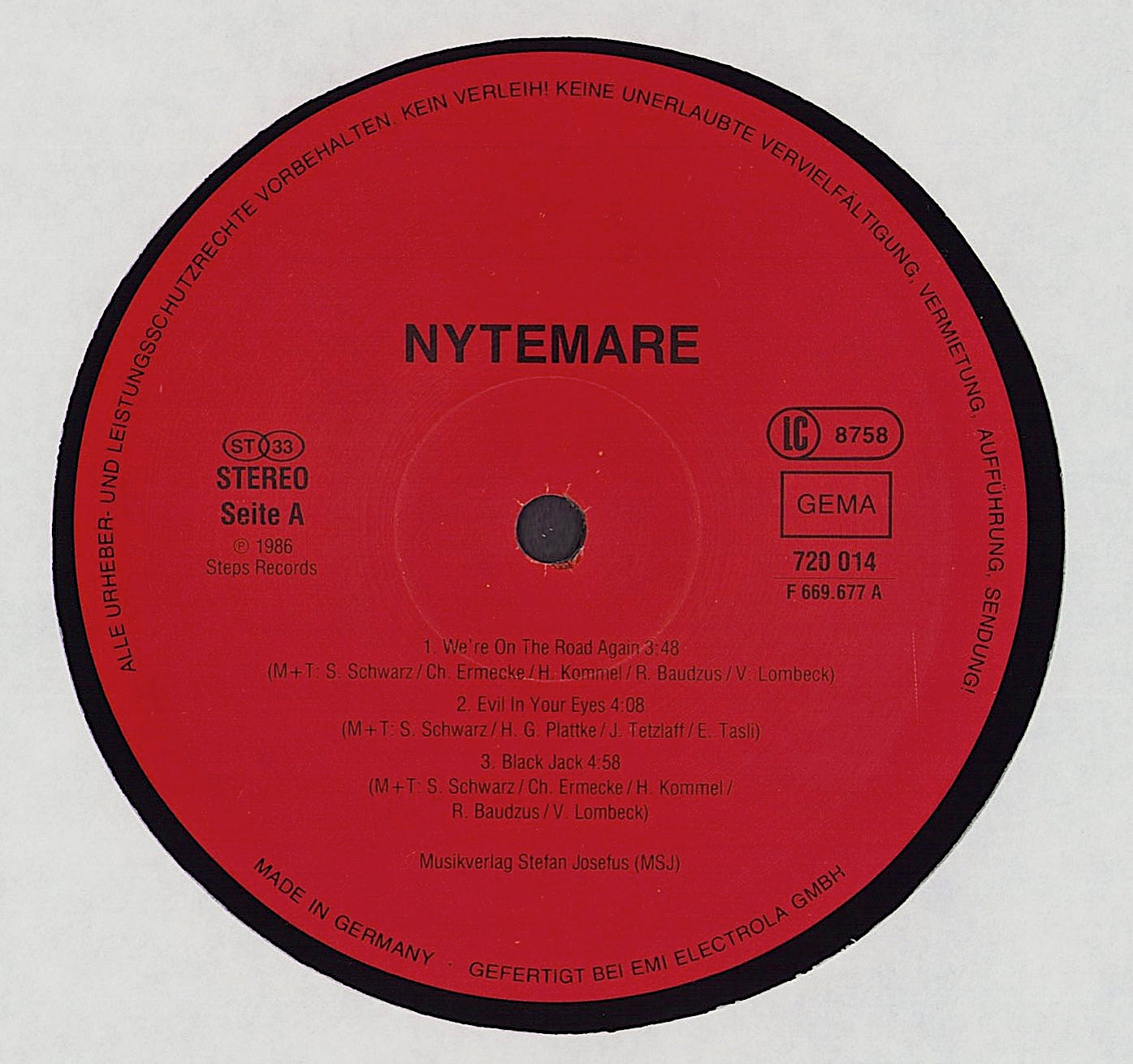 Nytemare - Nytemare Vinyl 12" Mini-Album