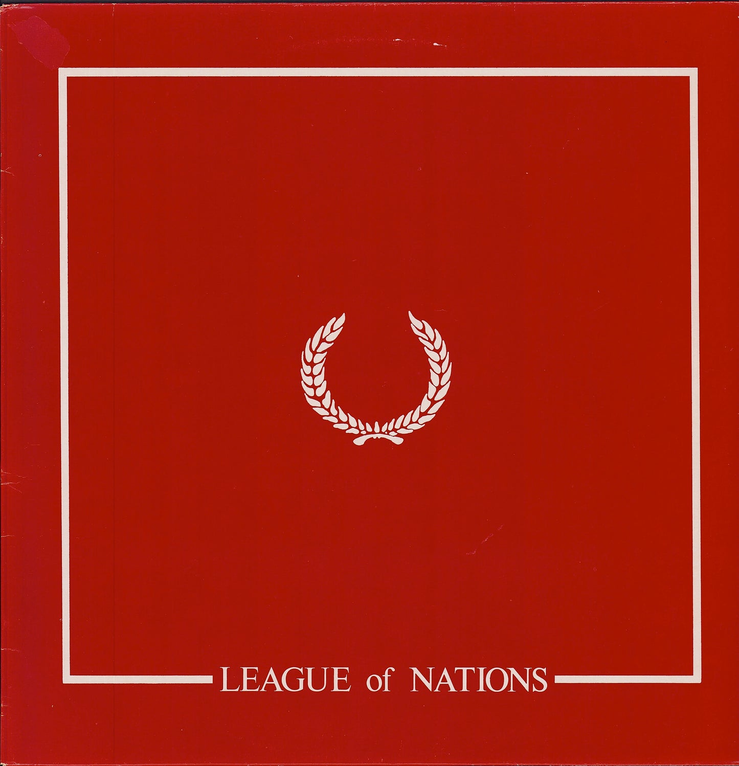 League Of Nations - Music For The New Depression Vinyl LP