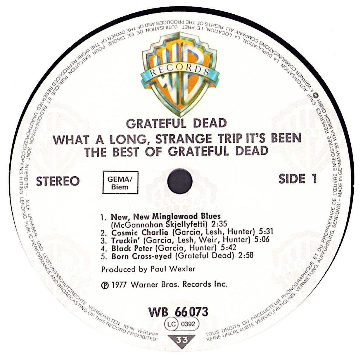 The Grateful Dead – What A Long Strange Trip It's Been: The Best Of The Grateful Dead Vinyl 2LP