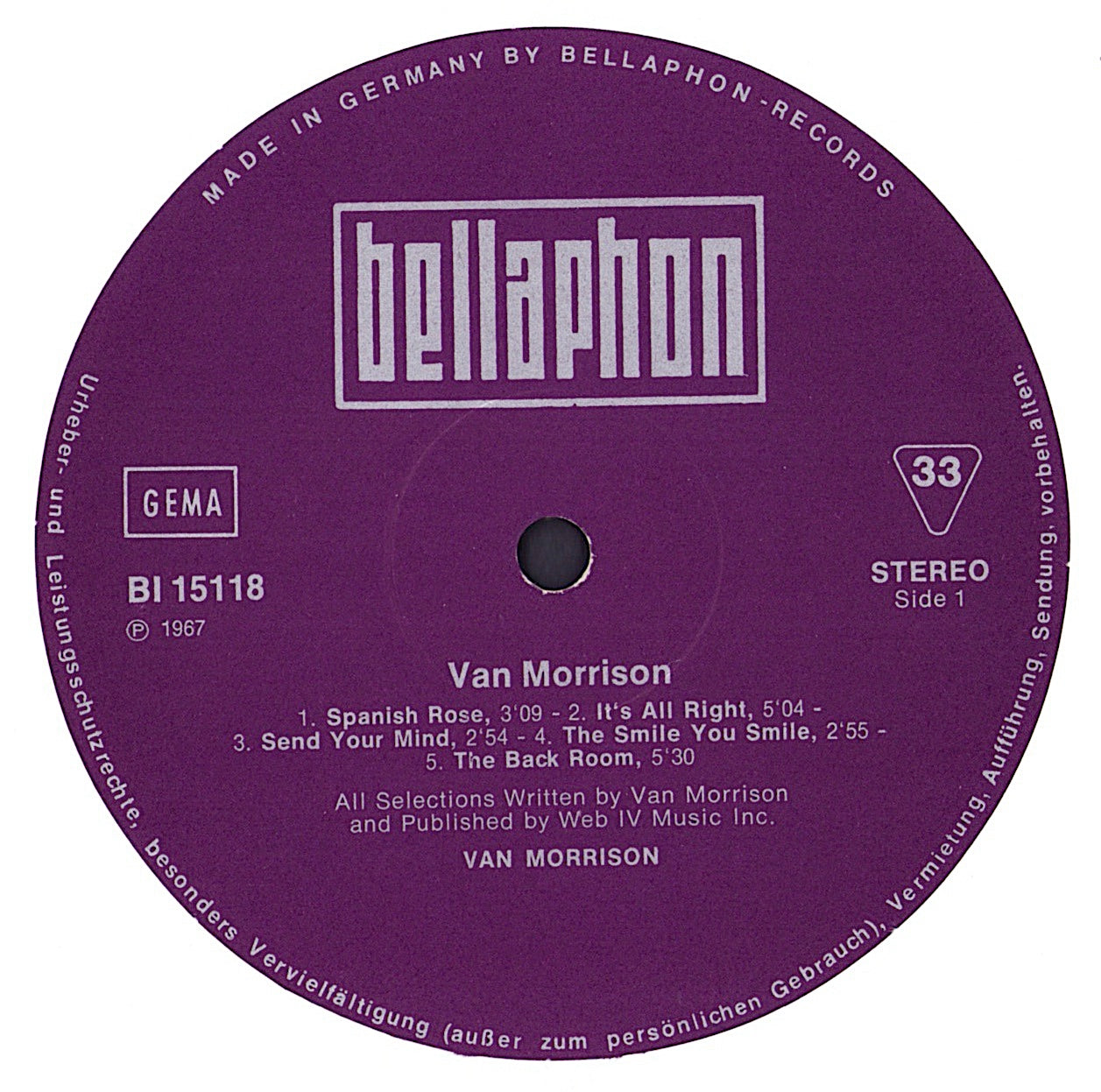 Van Morrison – Van Morrison Vinyl LP