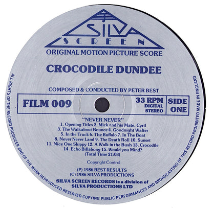 Peter Best - "Crocodile" Dundee - Original Motion Picture Score Vinyl LP