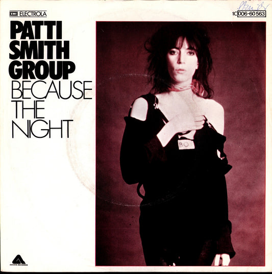 Patti Smith Group – Because The Night Vinyl 7" | DE Original | 1978
