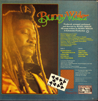 Bunny Wailer - Roots Radics Rockers Reggae Vinyl LP
