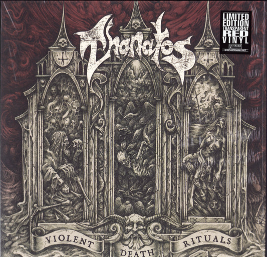 Thanatos - Violent Death Rituals Red Black Marbled Vinyl LP Limited Edition