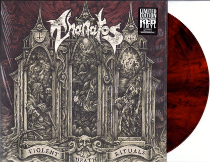 Thanatos - Violent Death Rituals Red Black Marbled Vinyl LP Limited Edition