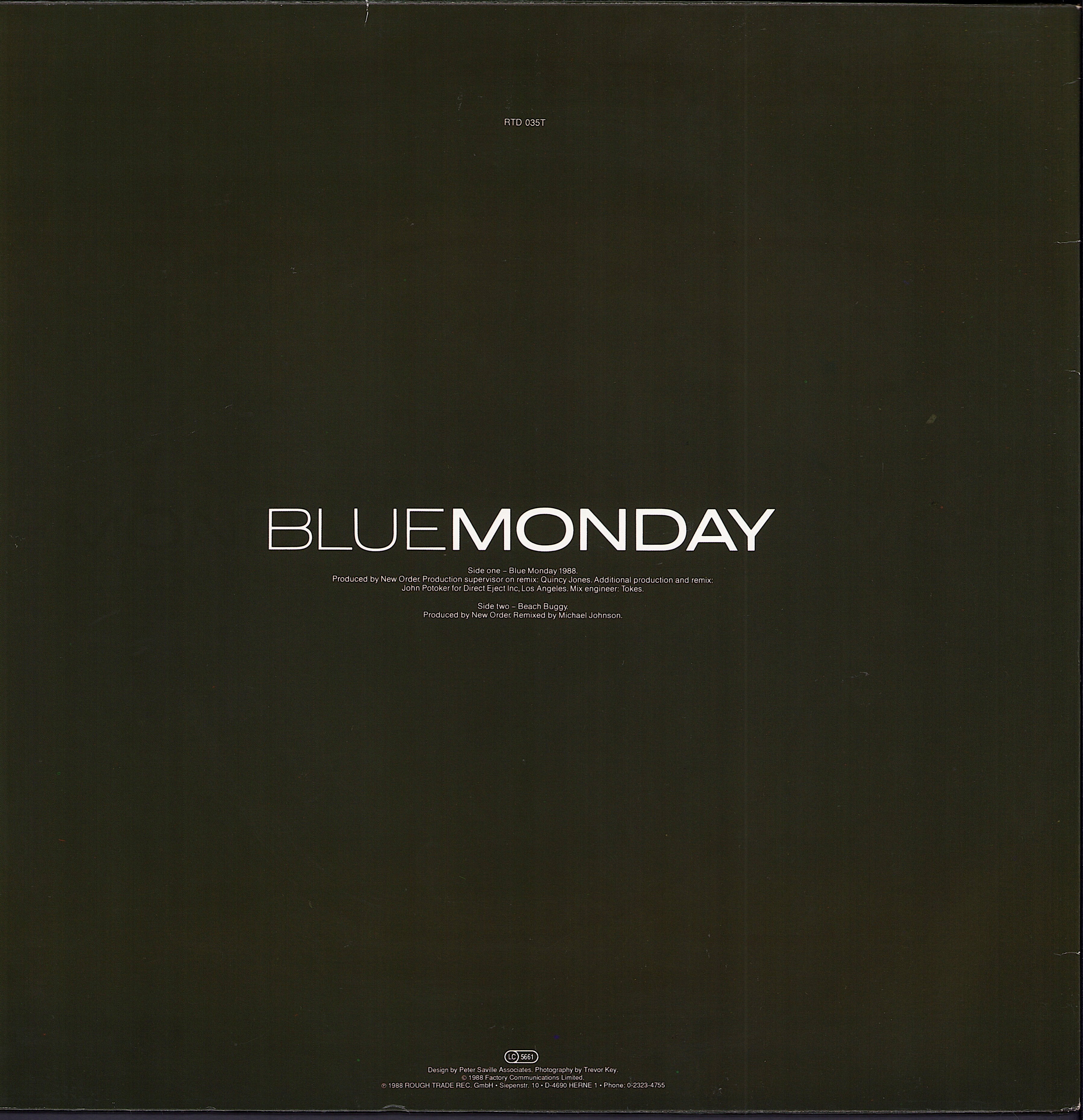 【見本盤CD】New Order/ 「Blue Monday 1988」 fbda51fb6a5b478a8facfb3ca55e78