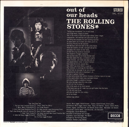 The Rolling Stones - Out Of Our Heads Vinyl LP