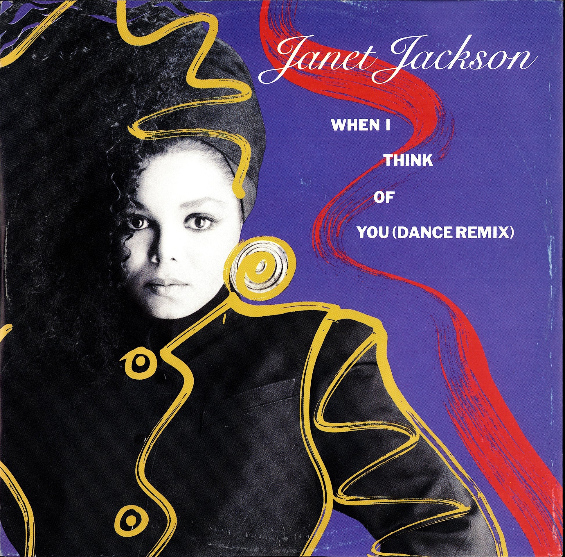 Janet Jackson – When I Think Of You Dance Remix Vinyl 12" | Germany | 1986