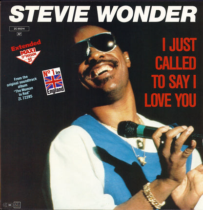 Stevie Wonder ‎- I Just Called To Say I Love You Vinyl 12" Maxi-Single