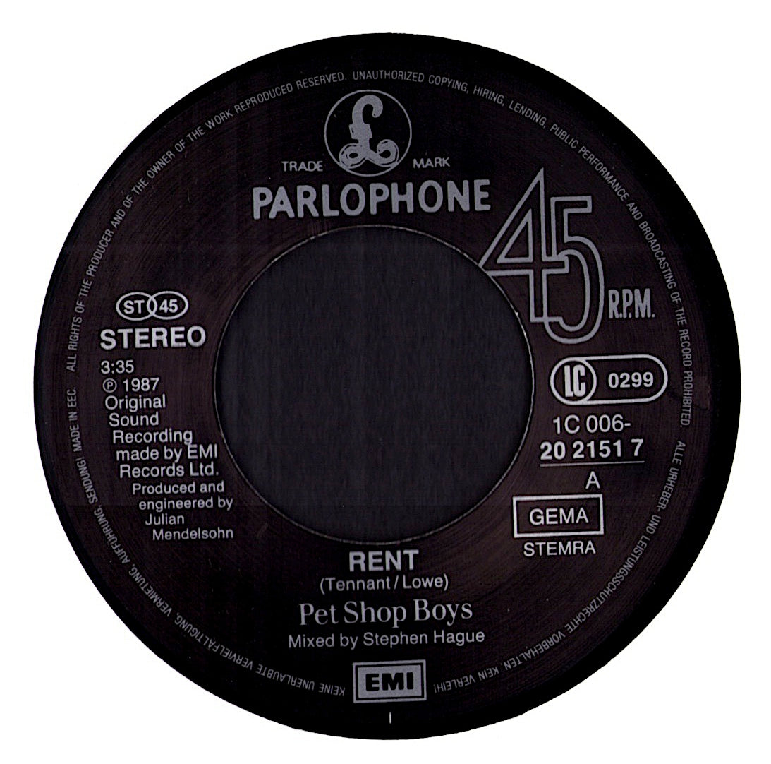Pet Shop Boys – Domino Dancing 7" Vinyl Single Kopie