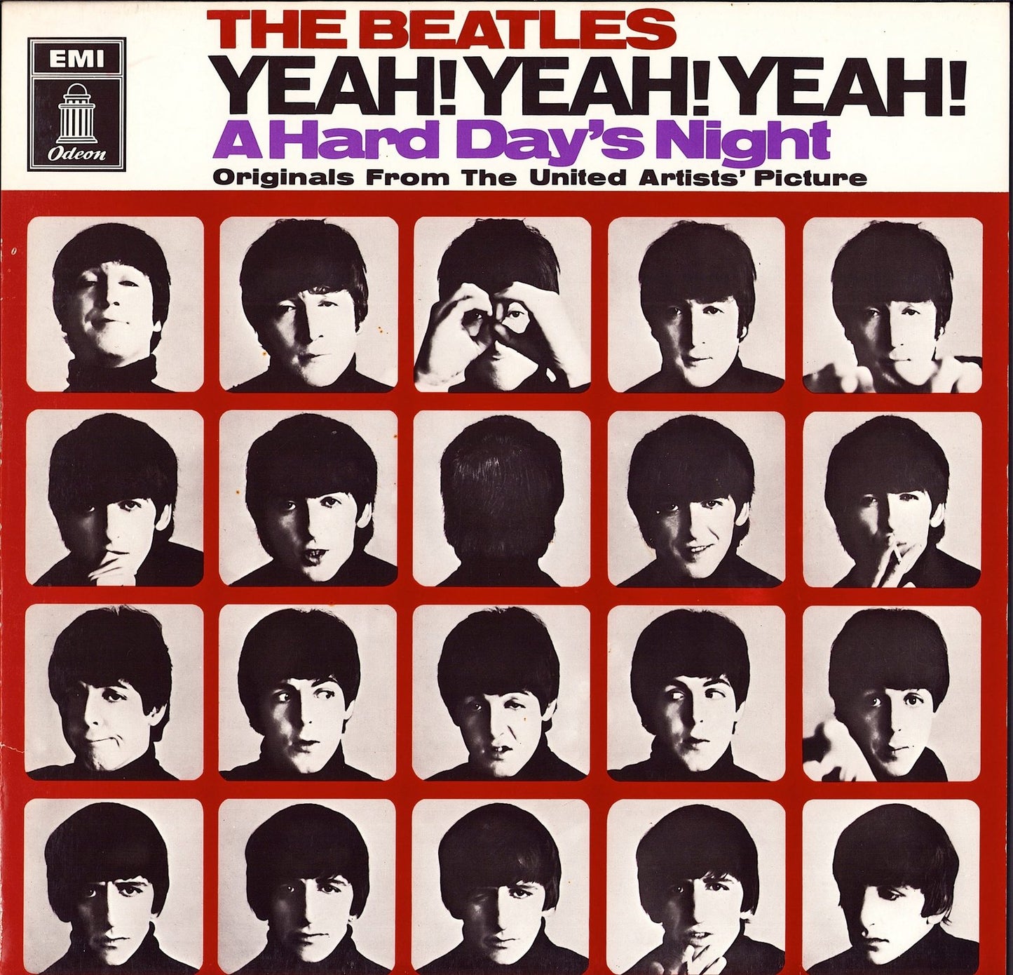 The Beatles ‎- Yeah! Yeah! Yeah! A Hard Day's Night Originals From The United Artists' Picture Club Edition