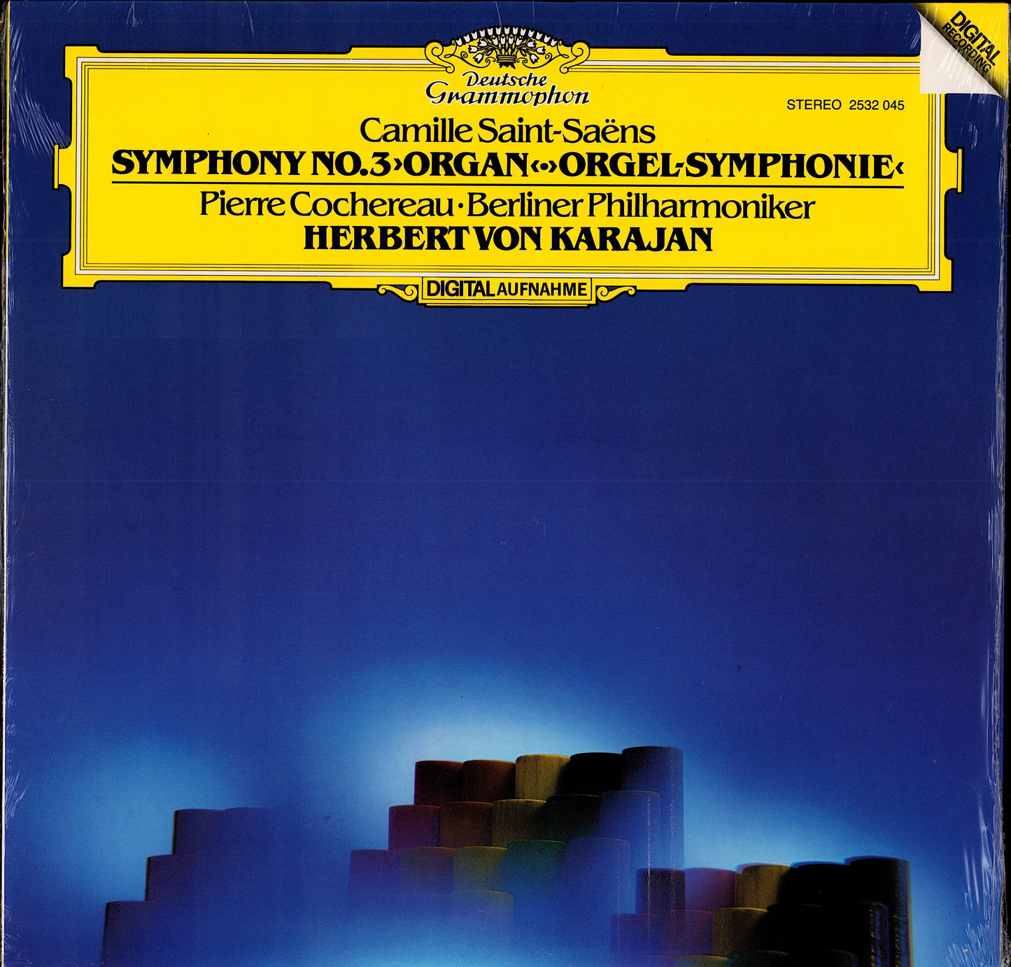 Saint-Saëns – Symphony No. 3 “Organ” – Karajan / Berlin Philharmonic Vinyl LP | EU Original | 1982