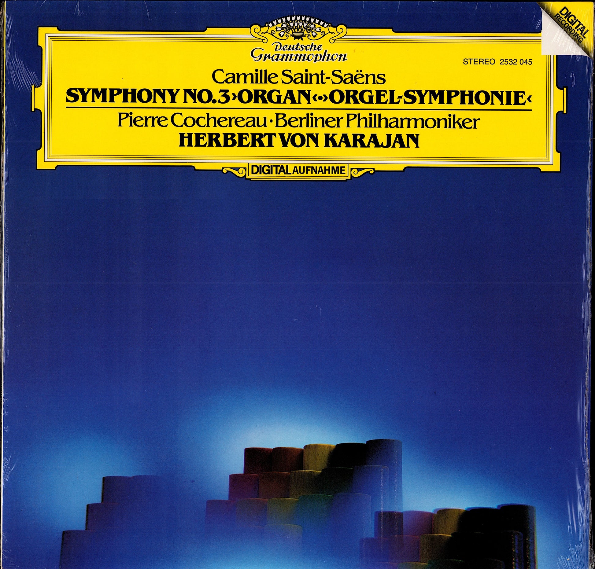 Saint-Saëns – Symphony No. 3 “Organ” – Karajan / Berlin Philharmonic Vinyl LP | EU Original | 1982
