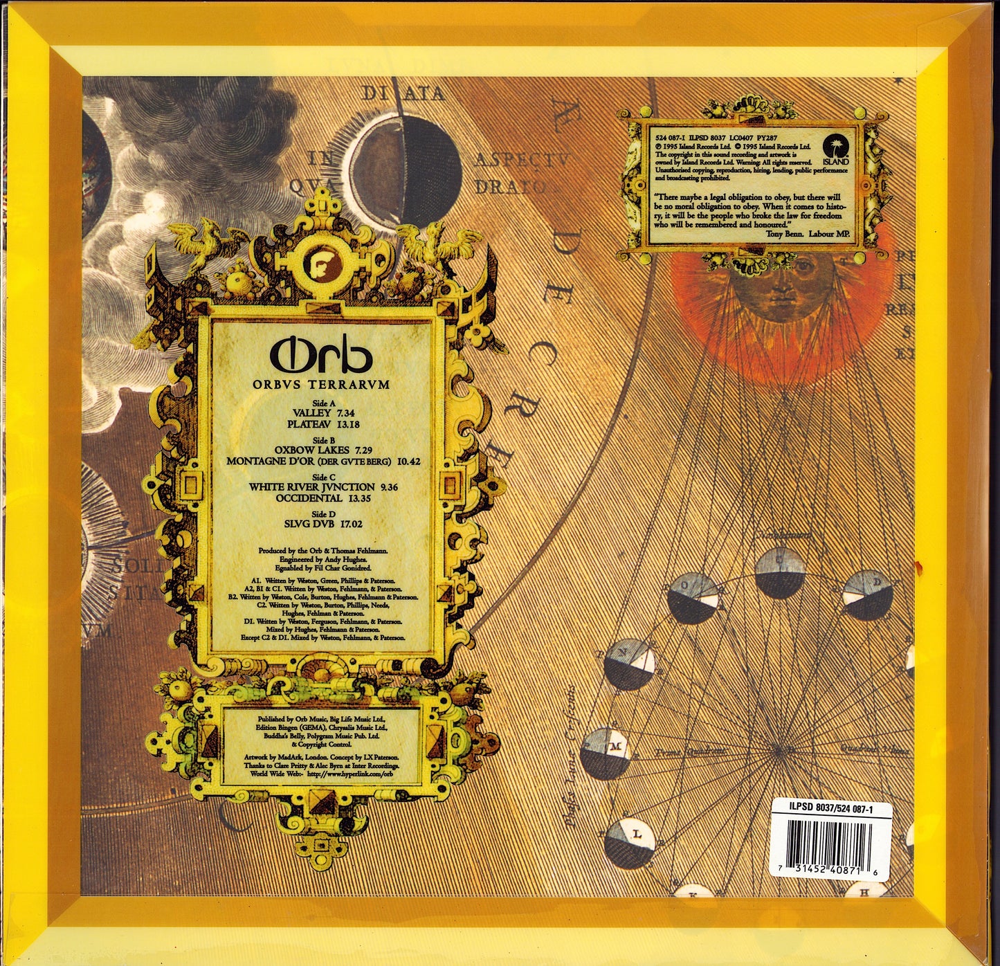 Orb - Orbus Terrarum Vinyl 2LP Limited Edition