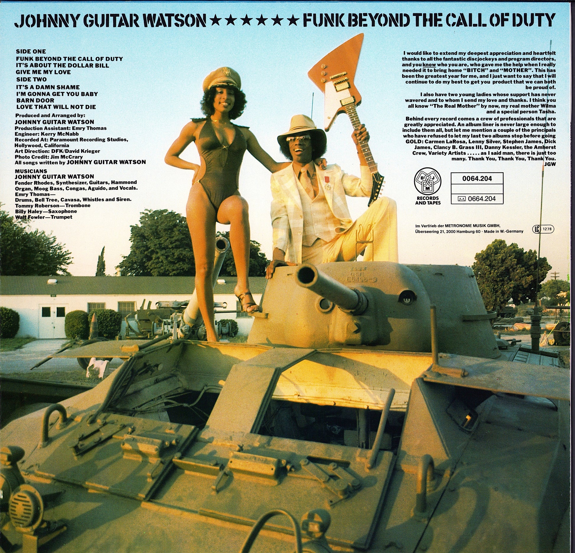 Johnny Guitar Watson - Funk Beyond The Call Of Duty Vinyl LP