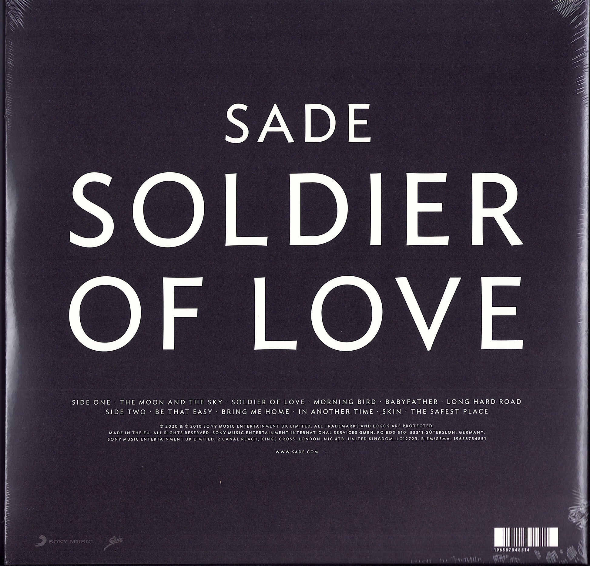 Sade - Soldier of Love Vinyl LP